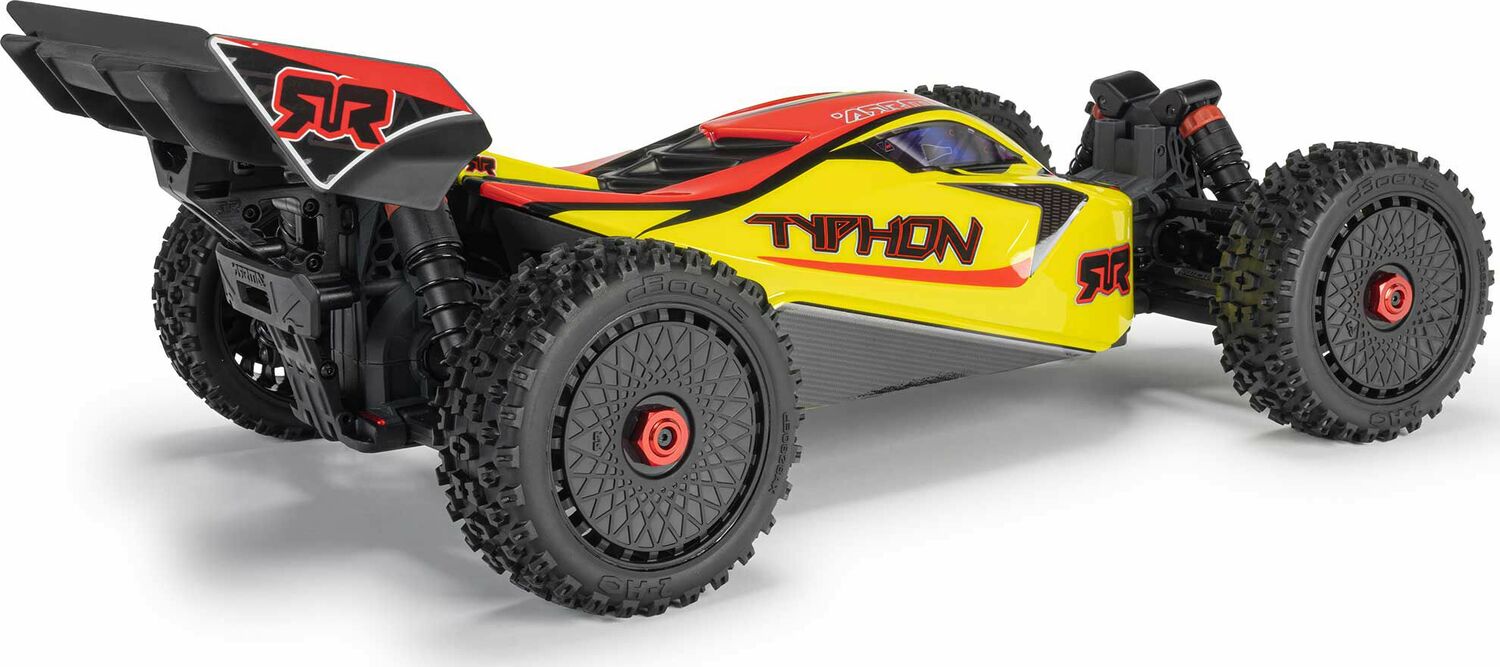 1/8 TYPHON MEGA 665 4X4 RTR Brushed Buggy, Yellow